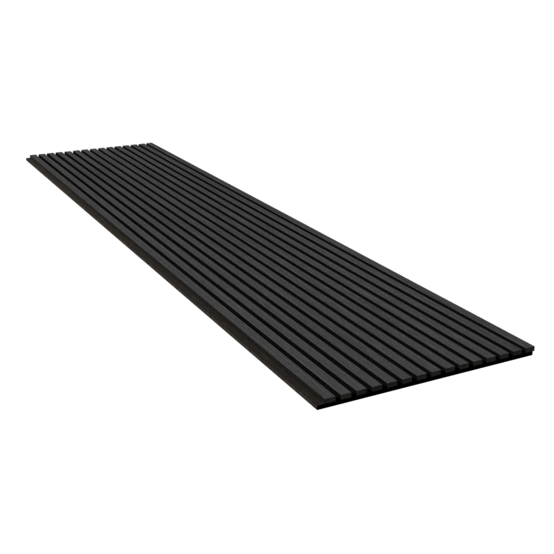 Black Oak Acoustic Slat Wall Panel Sample