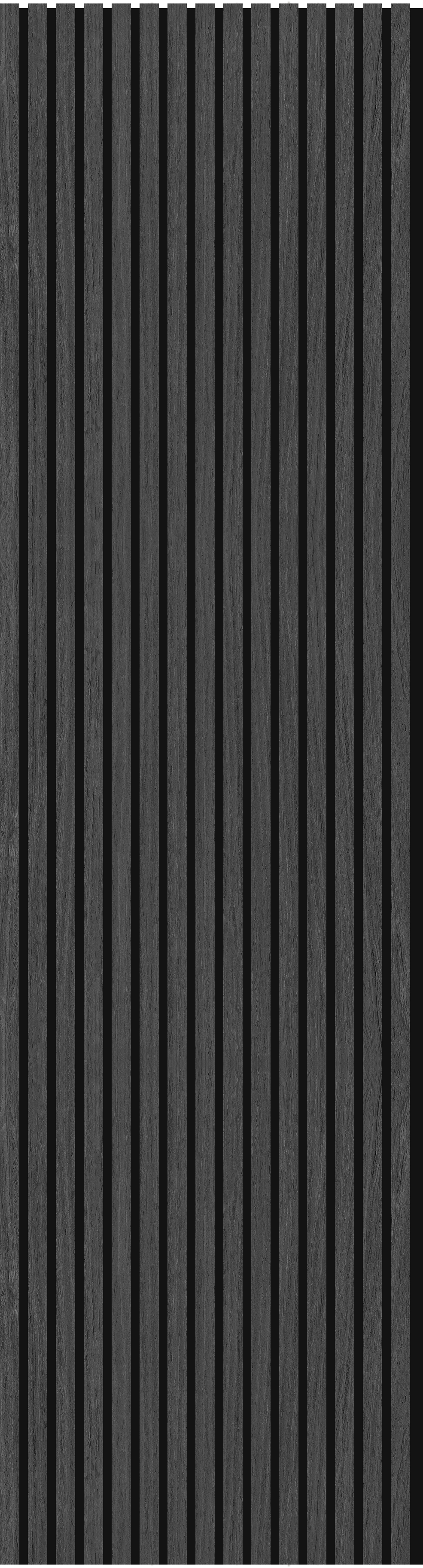 Black Oak Acoustic Slat Wall Panel Sample