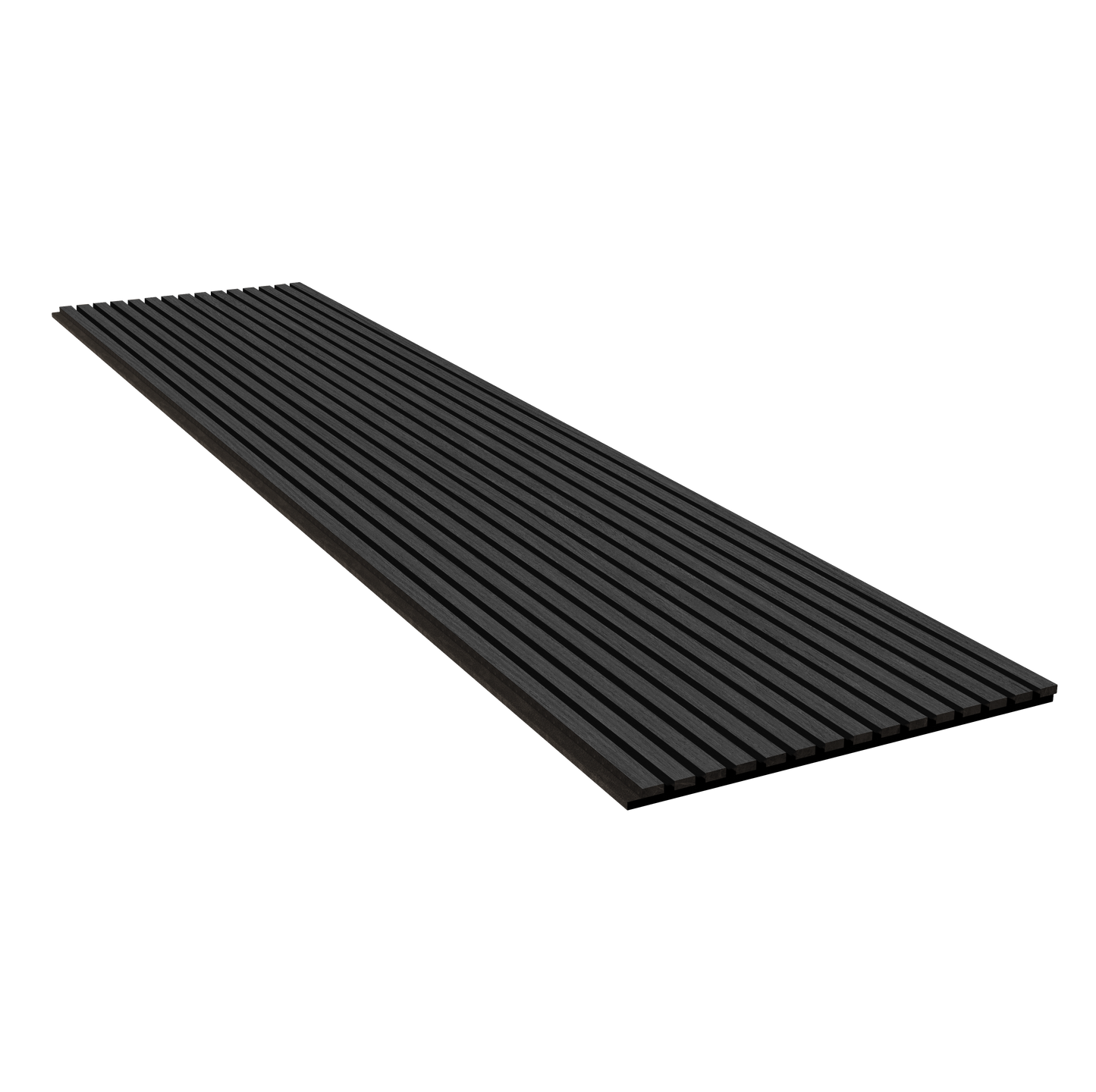 Black Oak Acoustic Slat Wall Panel Sample