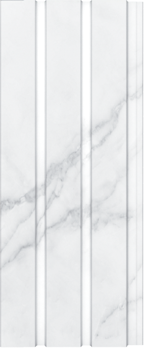 Carrara Marble 3D Waterproof Slat Wall Panel