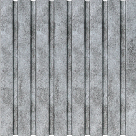 Concrete Grey 3D Waterproof Slat Wall Panel