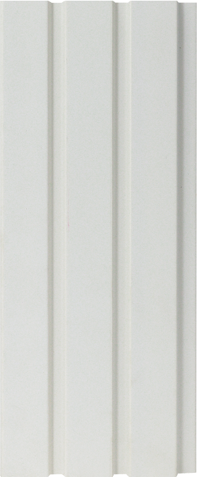 Dove White 3D Waterproof Slat Wall Panel
