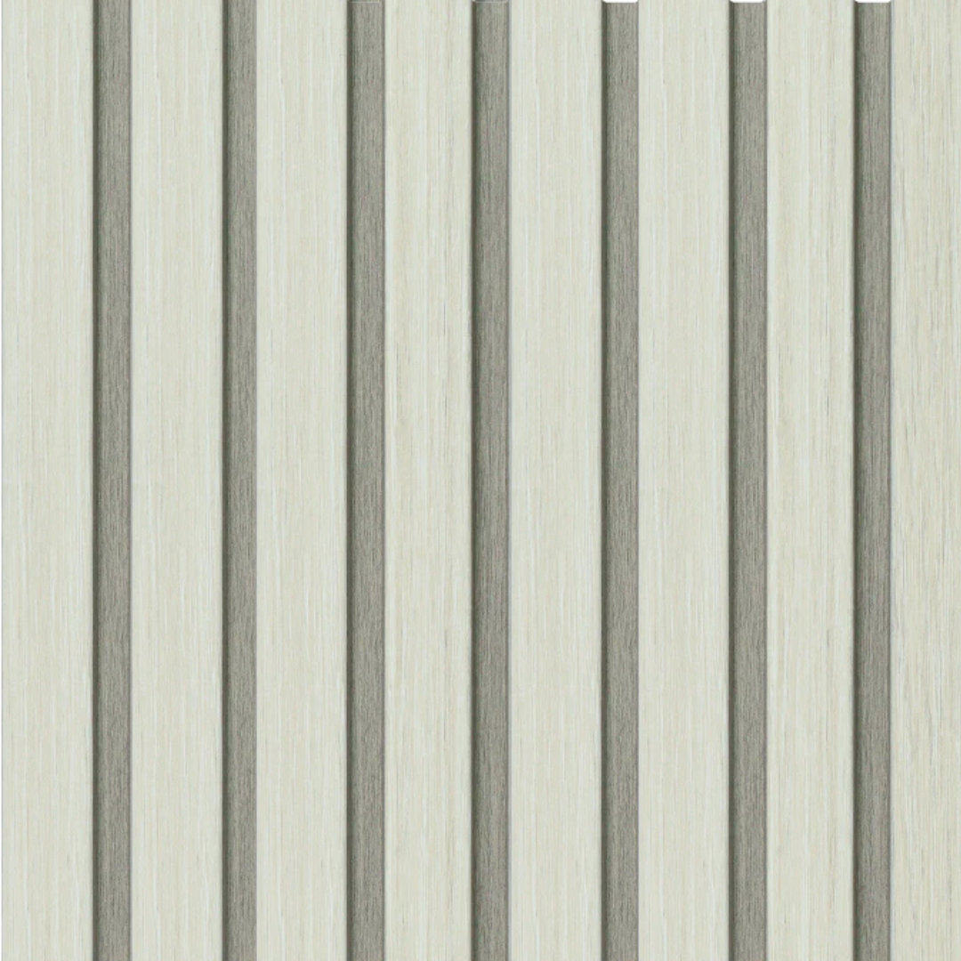 Driftwood Beige 3D Waterproof Slat Wall Panel