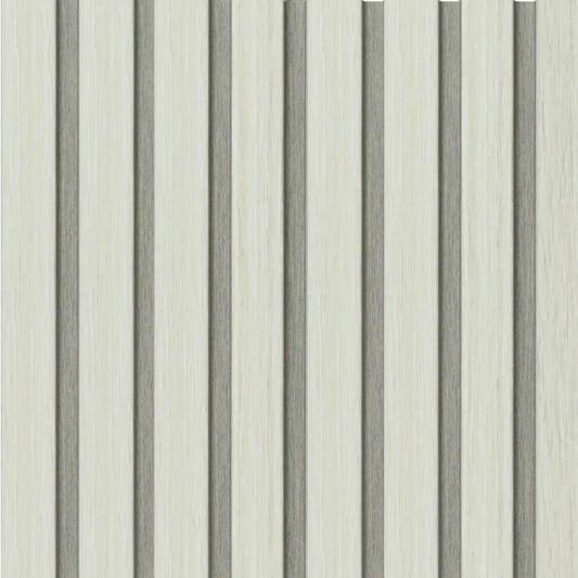 Driftwood Beige 3D Waterproof Slat Wall Panel Sample
