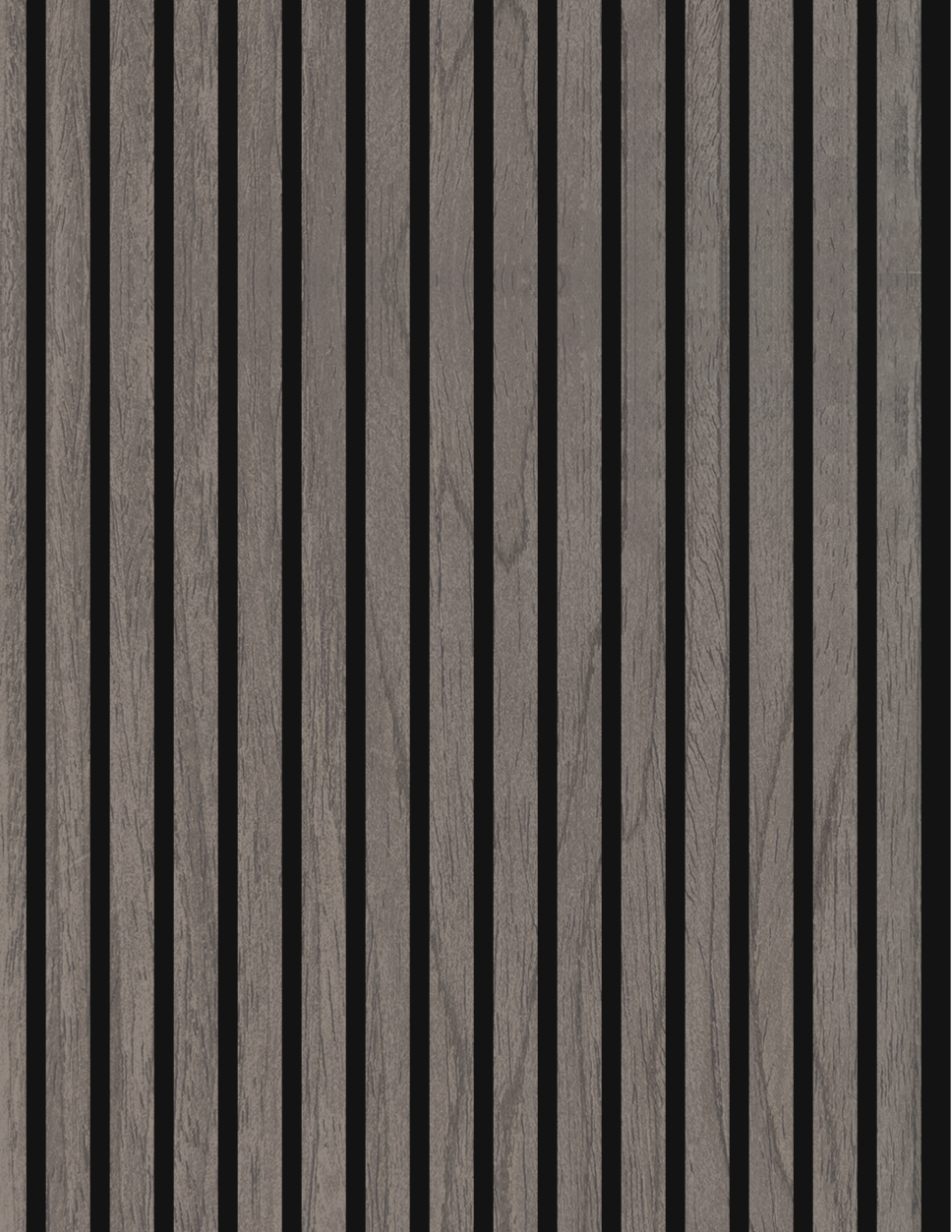 Ebony Acoustic Slat Wall Panel