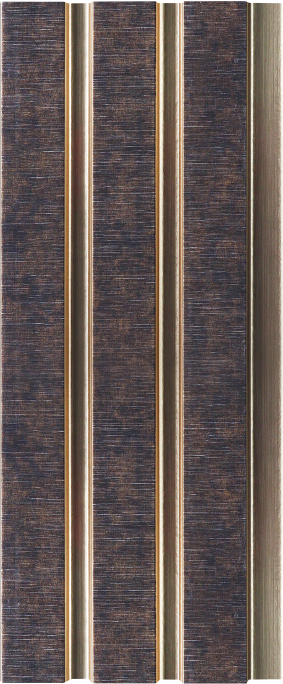 Eclipse Gold 3D Waterproof Slat Wall Panel