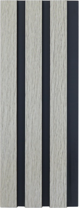 Grey Oak 3D Waterproof Slat Wall Panel