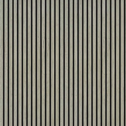Silver Walnut Acoustic Slat Wall Panel Sample