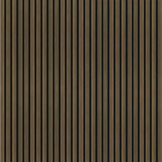 Smoked Oak Acoustic Slat Wall Panel Sample