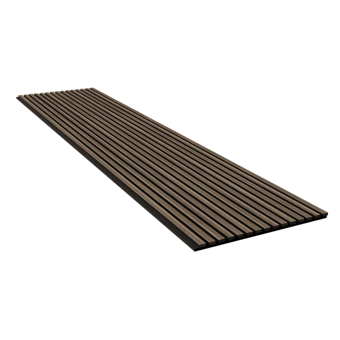 Smoked Oak Acoustic Slat Wall Panel Sample