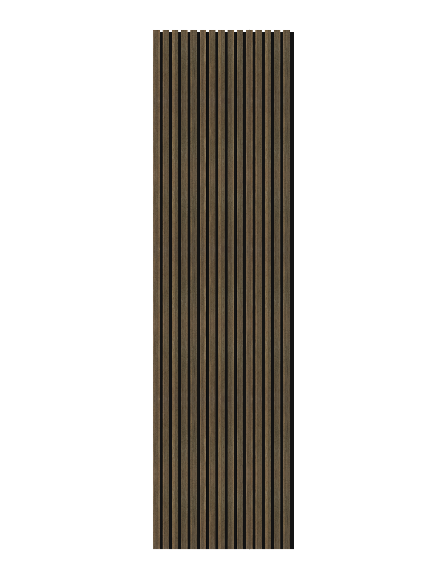 Smoked Oak Acoustic Slat Wall Panel Sample