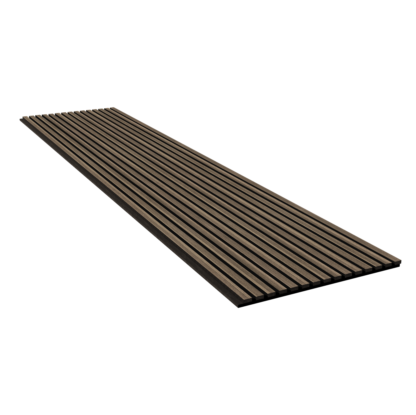 Smoked Oak Acoustic Slat Wall Panel Sample