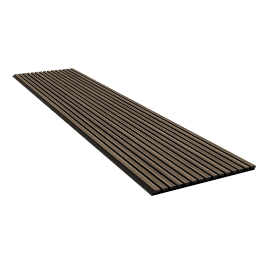 Smoked Oak Acoustic Slat Wall Panel Sample