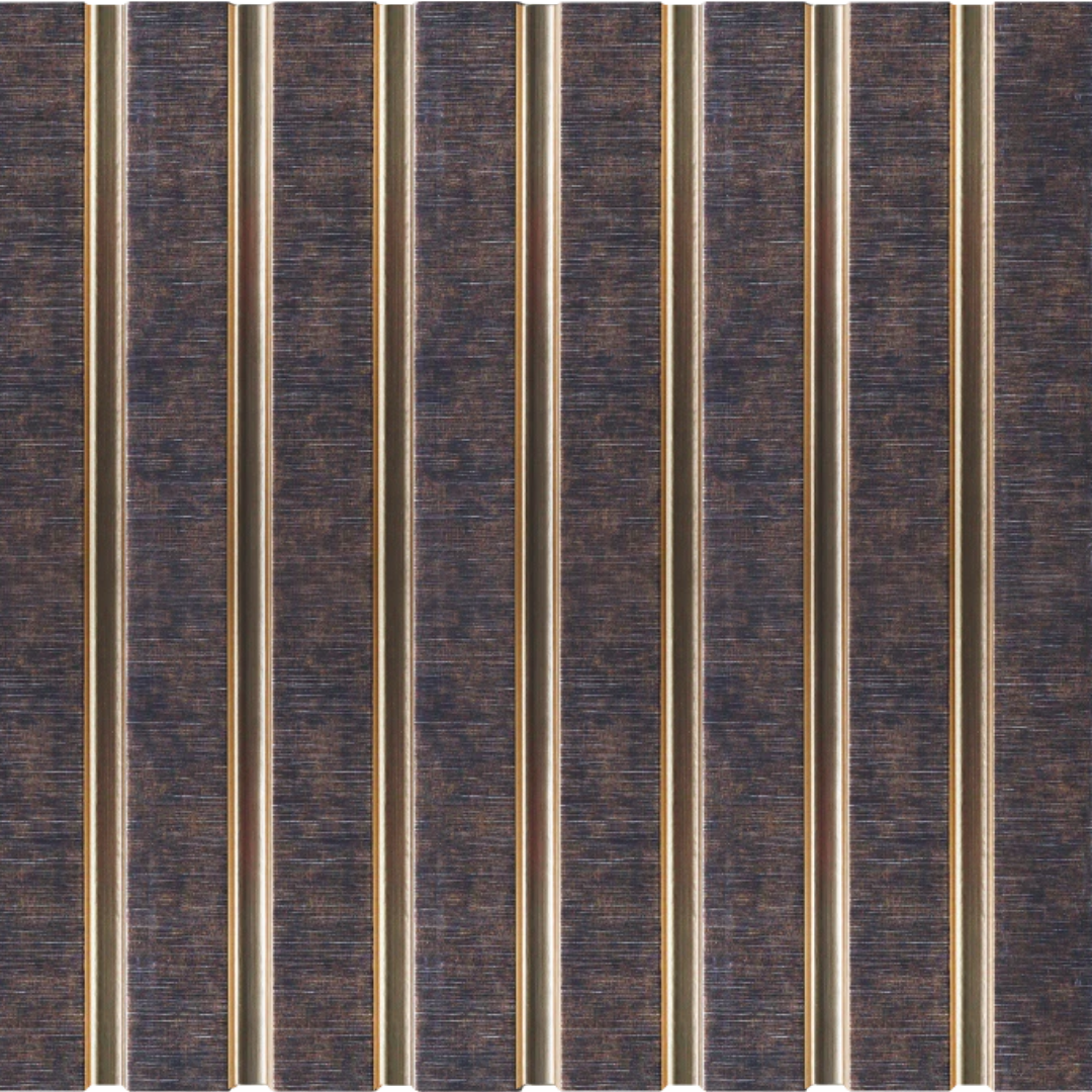 Eclipse Gold 3D Waterproof Slat Wall Panel Sample