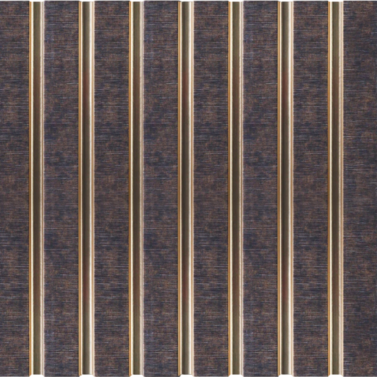 Eclipse Gold 3D Waterproof Slat Wall Panel Sample