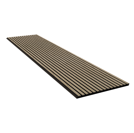 Walnut Acoustic Slat Wall Panel Sample
